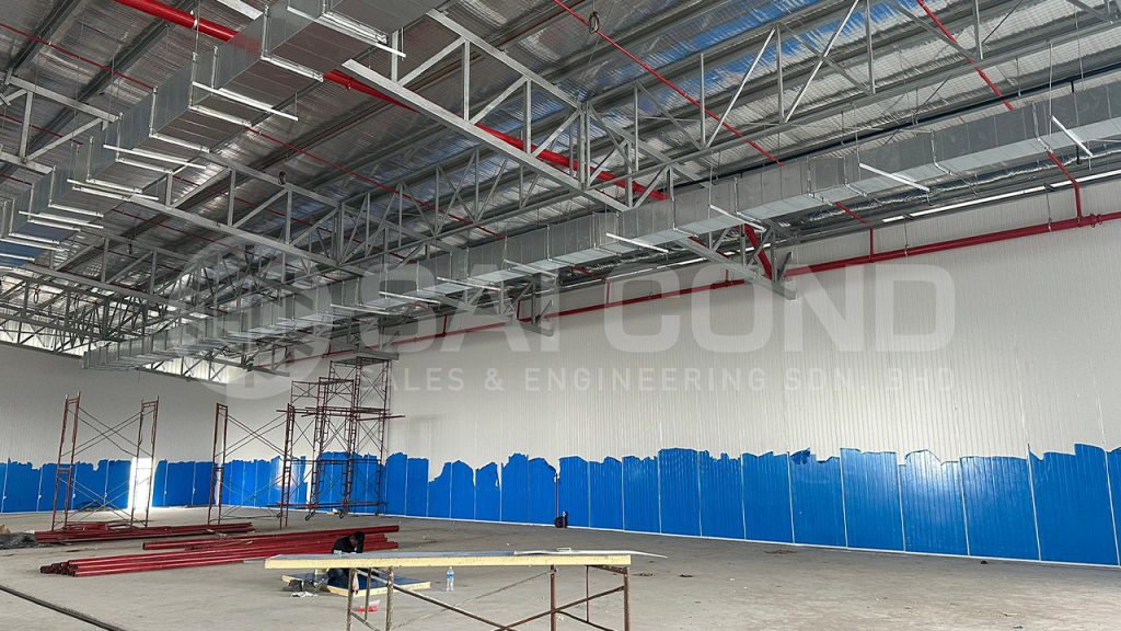 Custom cold room solutions for food storage, pharmaceuticals, and warehouse logistics in Malaysia.